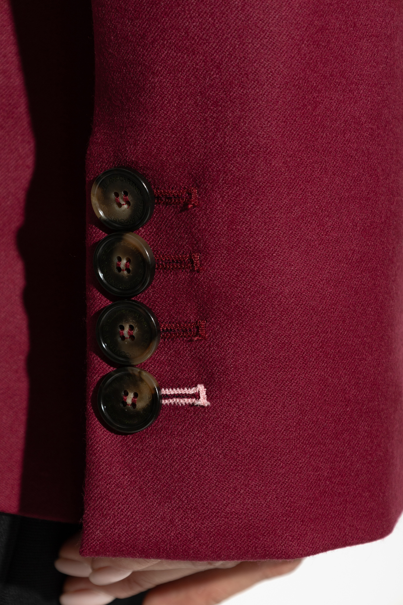 Burgundy Wool blazer Stella McCartney - Vitkac Canada